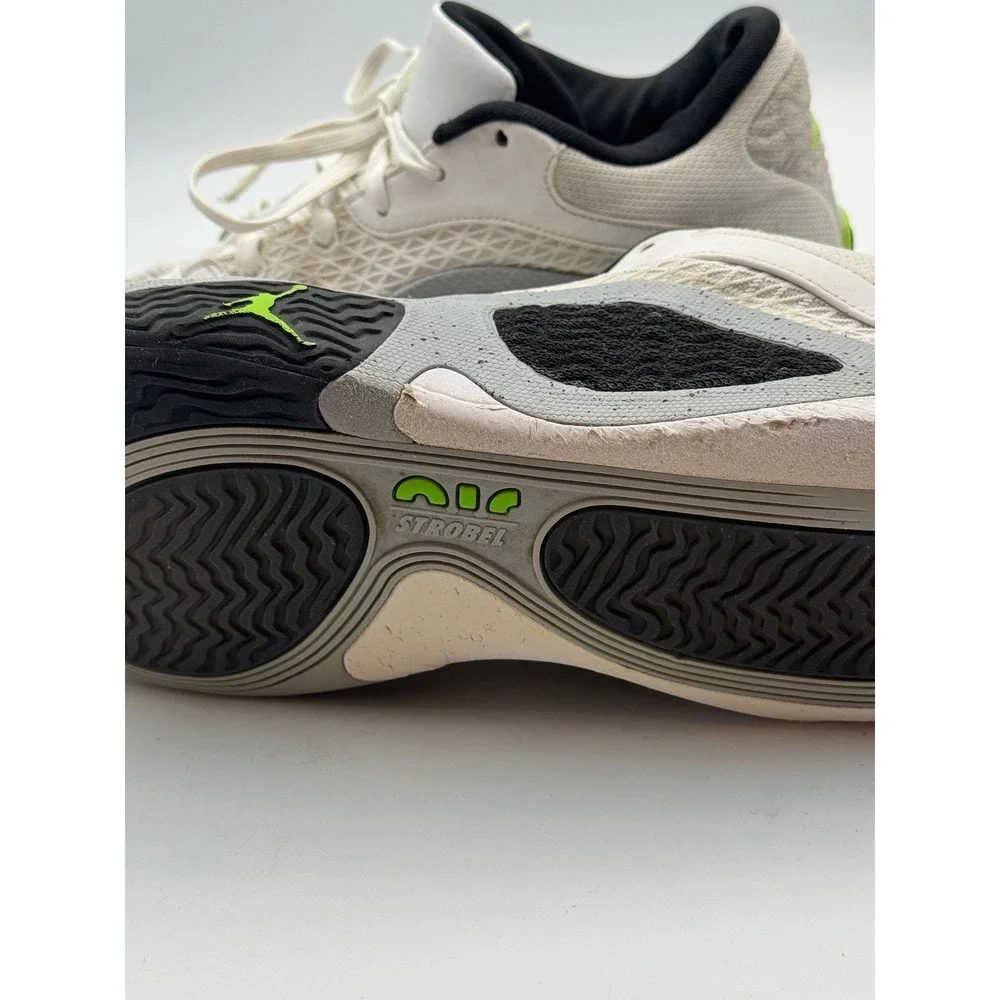 Jordan Stay Loyal 2 White Grey Electric‎ Green Basketball Shoes Mens 12